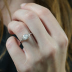 Bekah Intricate Split Shank Solitaire