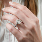 Celeste Pavé Hidden Halo Engagement Ring