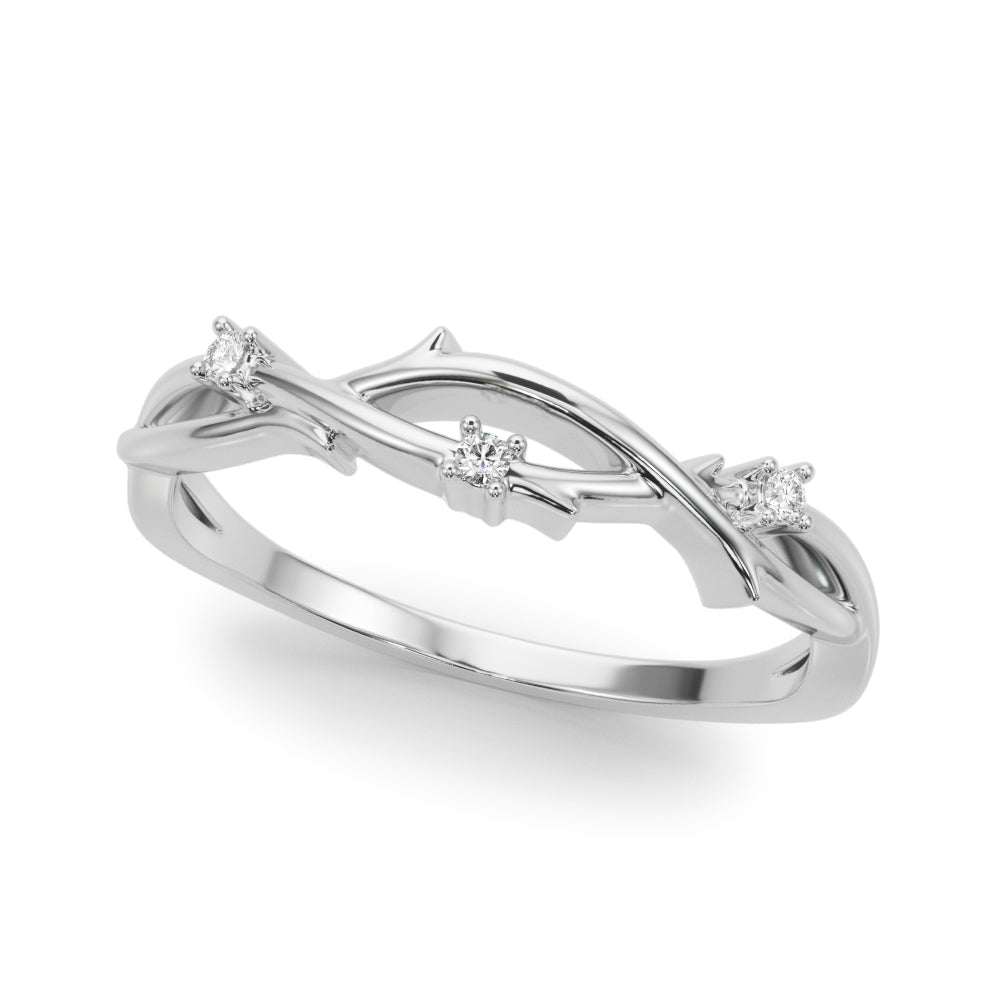 Casia Band Thorn Wedding Band