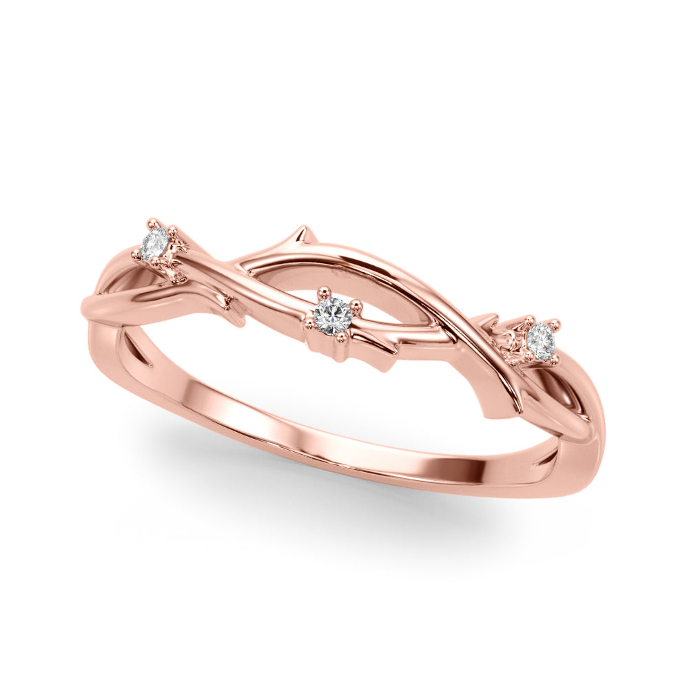 Casia Band Thorn Wedding Band