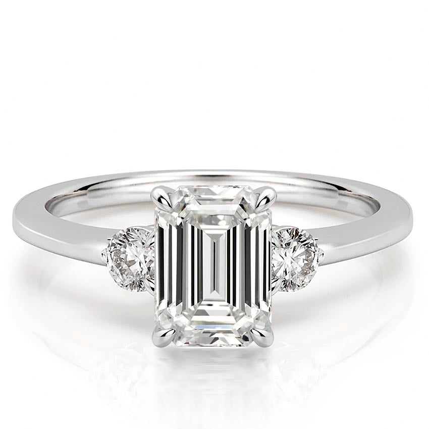Everly Delicate Three Stone Engagement Ring