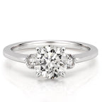 Everly Delicate Three Stone Engagement Ring