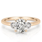 Everly Delicate Three Stone Engagement Ring