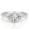 Everly Delicate Three Stone Engagement Ring