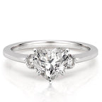 Everly Delicate Three Stone Engagement Ring