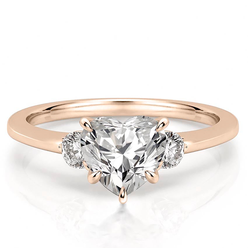 Everly Delicate Three Stone Engagement Ring