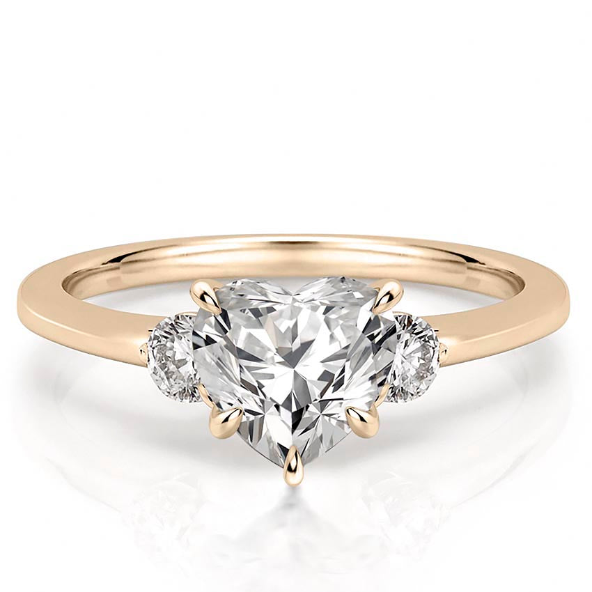 Everly Delicate Three Stone Engagement Ring