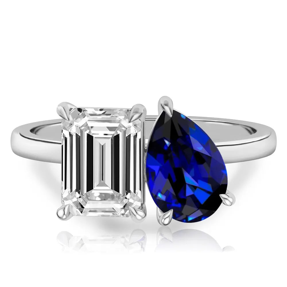 You & I Toi et Moi Engagement Ring