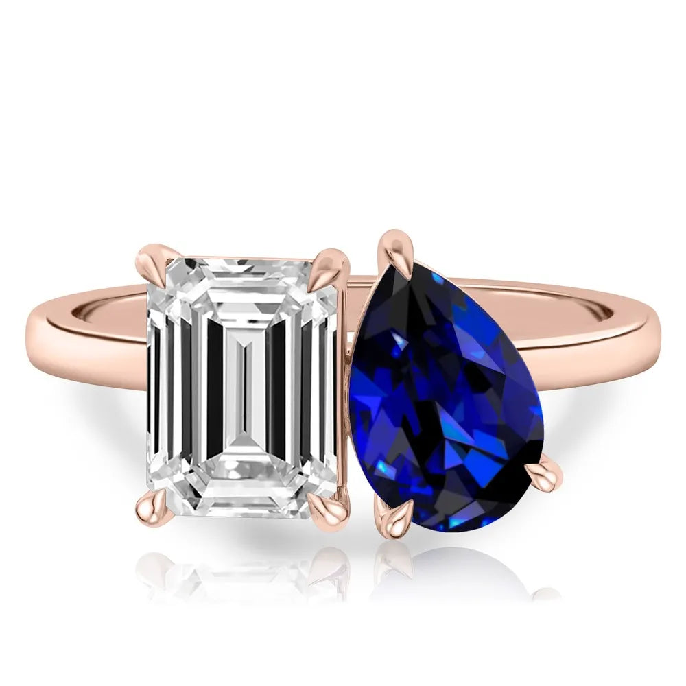 You & I Toi et Moi Engagement Ring