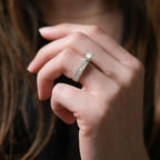 Monroe Triple Row Engagement Ring