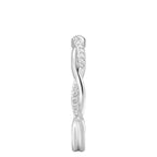 Twist Band Pavé Twist Diamond Wedding Band