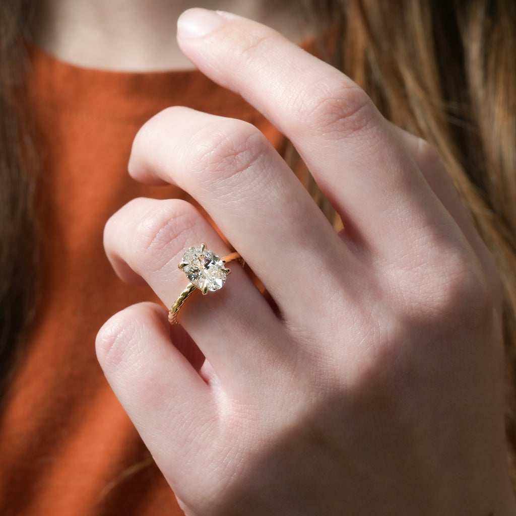 Ruth Twisted Rope Engagement Ring