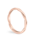Kyra Band Twisted Wedding Band
