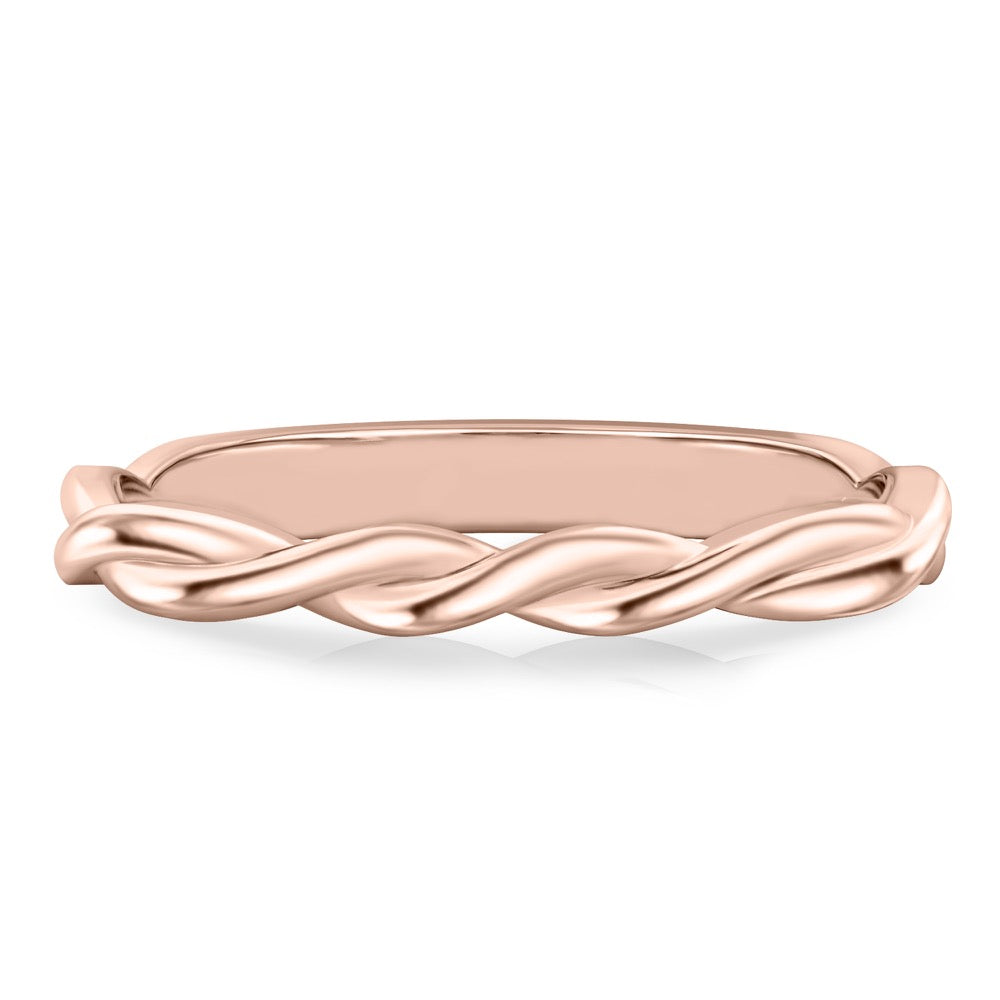 Kyra Band Twisted Wedding Band