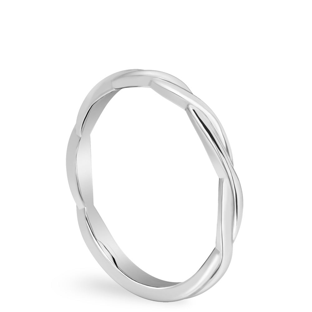 Kyra Band Twisted Wedding Band
