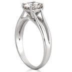 Unity Split Shank Solitaire Engagement Ring