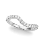 Faye Band Wave Pavé Diamond Band