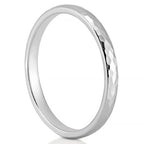 Greta Band Delicate Hammered Wedding Band