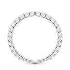 Laurel Band 2mm Wedding Band with Diamonds
