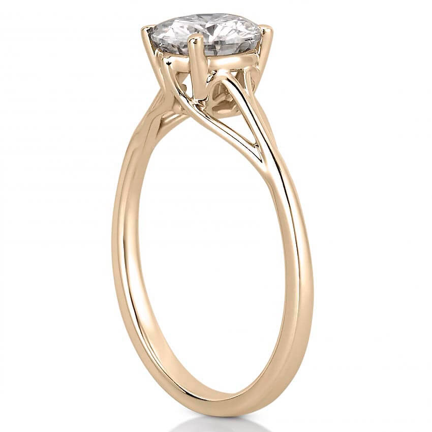 Bekah Intricate Split Shank Solitaire