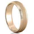 Tesla Wire Brushed Band with High Polish Edges